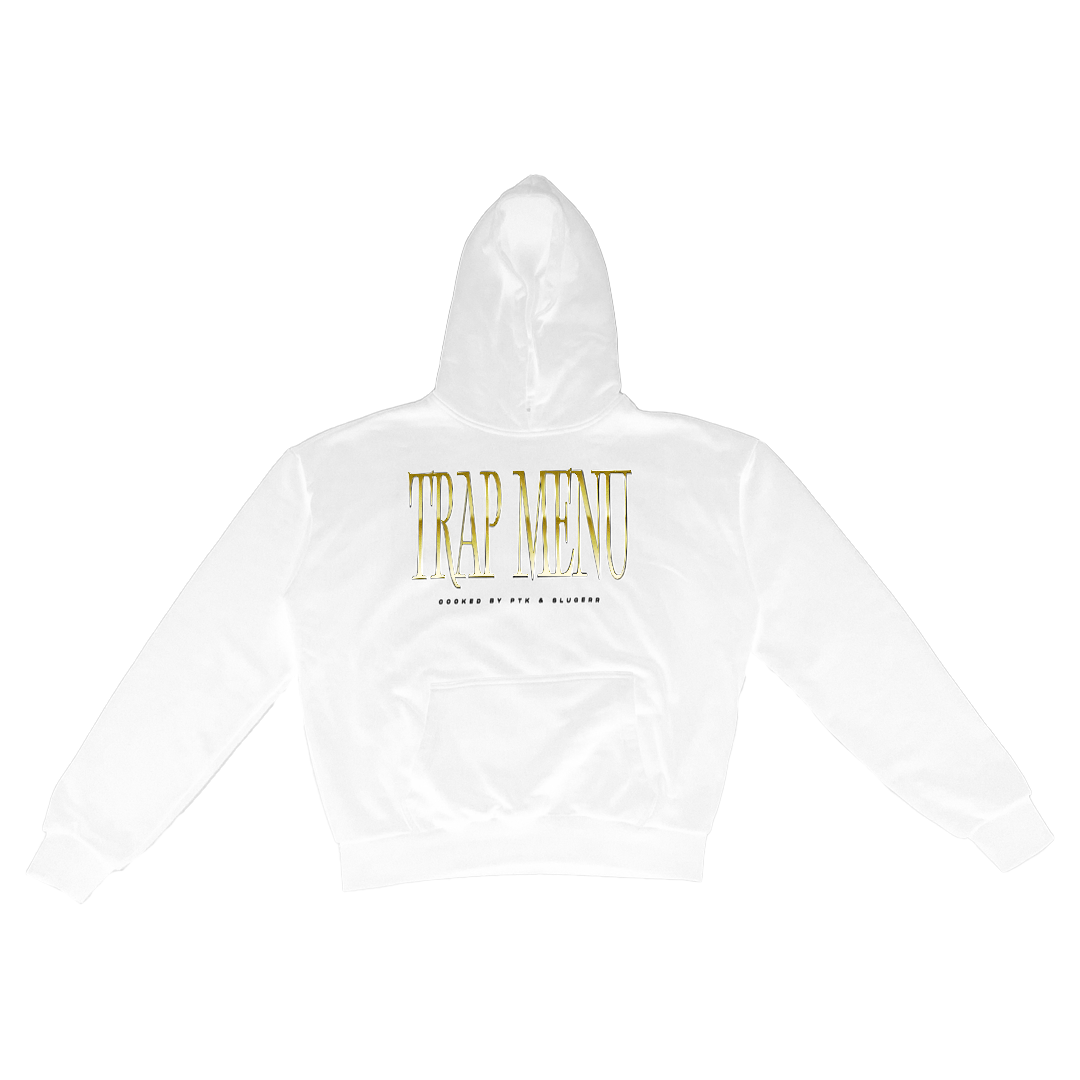 MIKINA "TRAP MENU" HEAVY (WHITE)