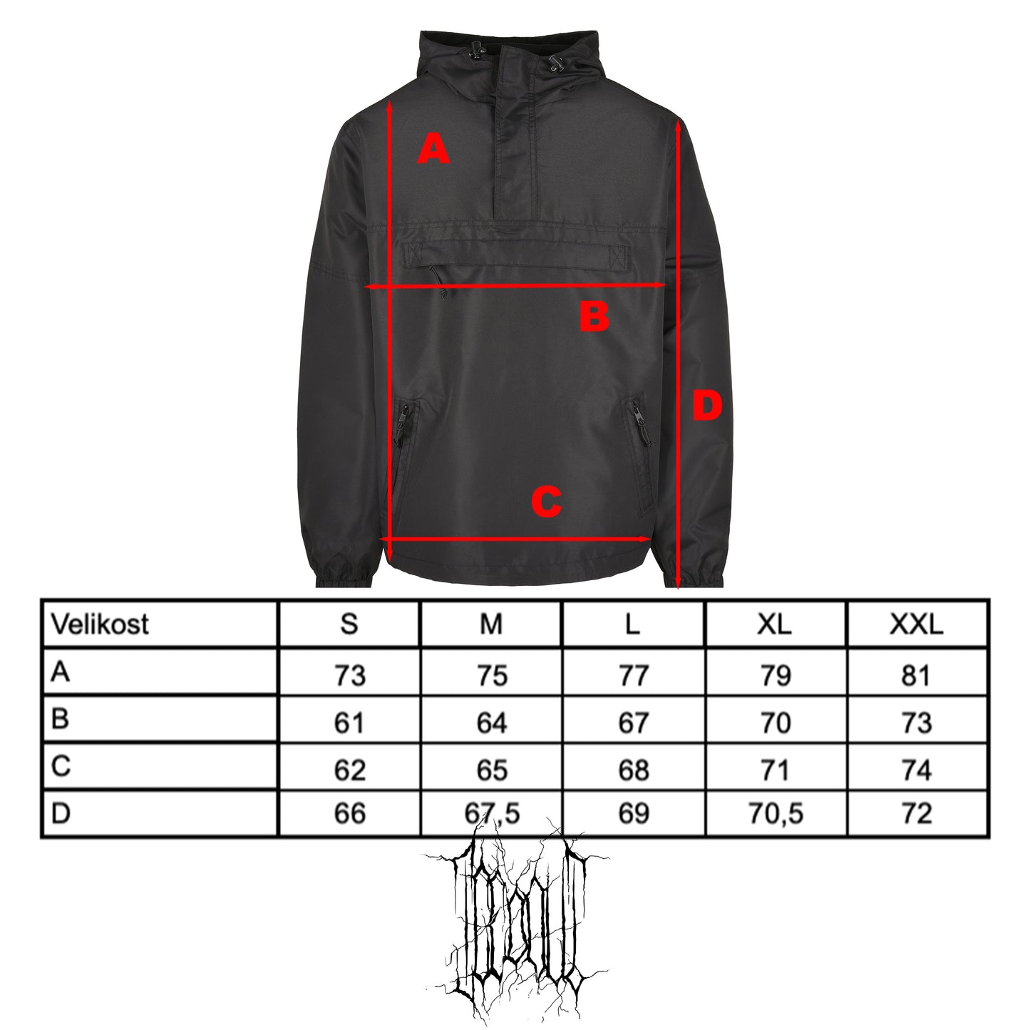 BUNDA „HANDWRITTEN OUTLINE“ (BLACK)