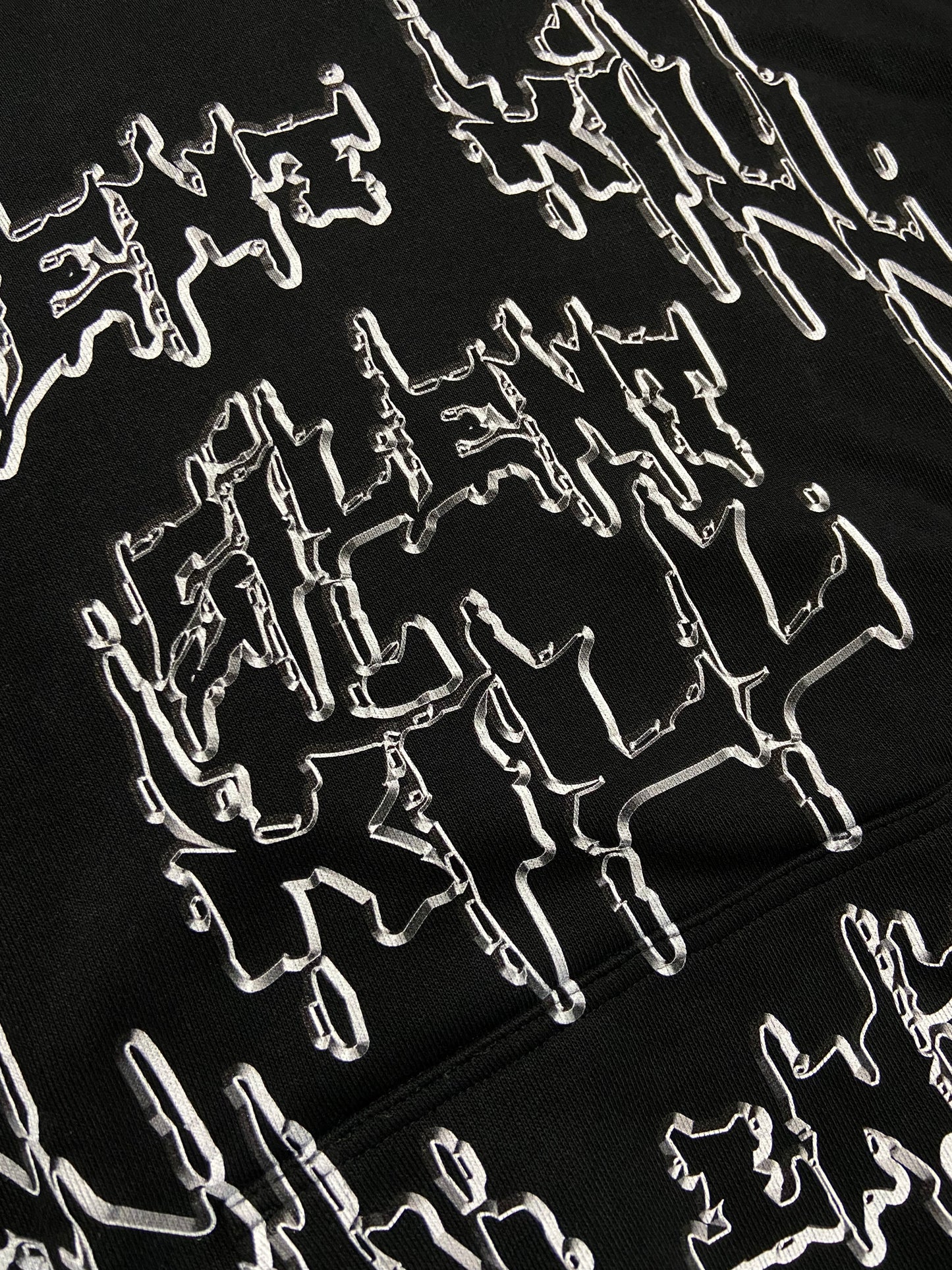 MIKINA SILENT KILL „CHROME“ HEAVY (BLACK)