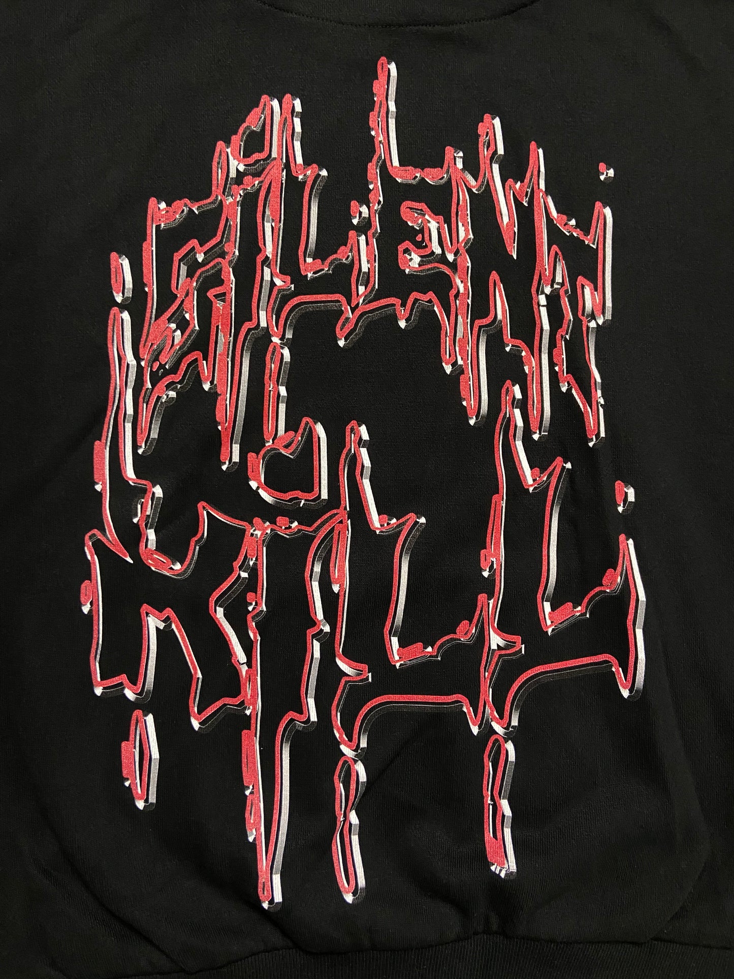 MIKINA SILENT KILL „CHROME“ HEAVY (BLACK)