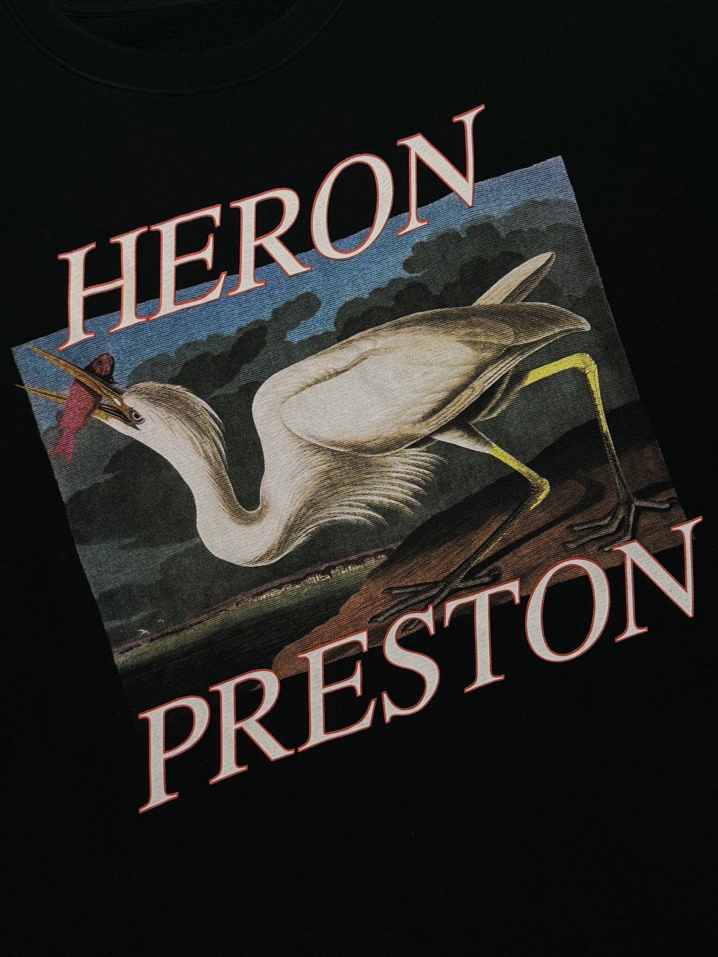 MIKINA HERON PRESTON "WHITE HERON" (BLACK)