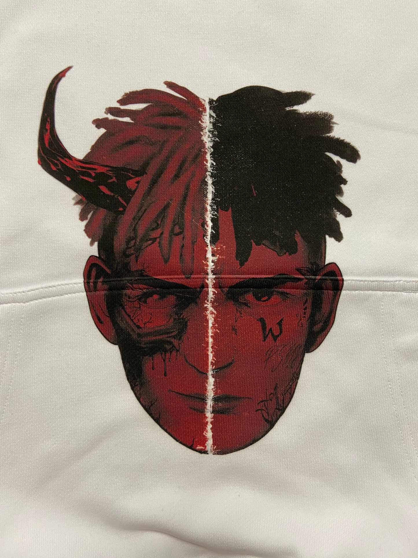 MIKINA SILENT KILL „DEMON“ HEAVY (WHITE)