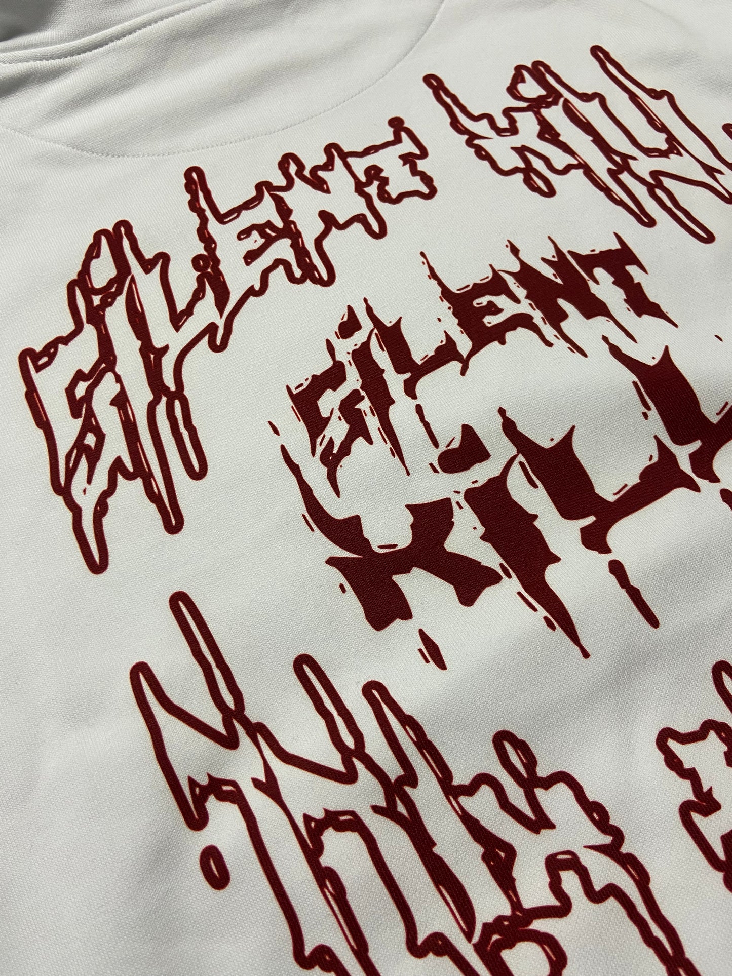 MIKINA SILENT KILL „DEMON“ HEAVY (WHITE)