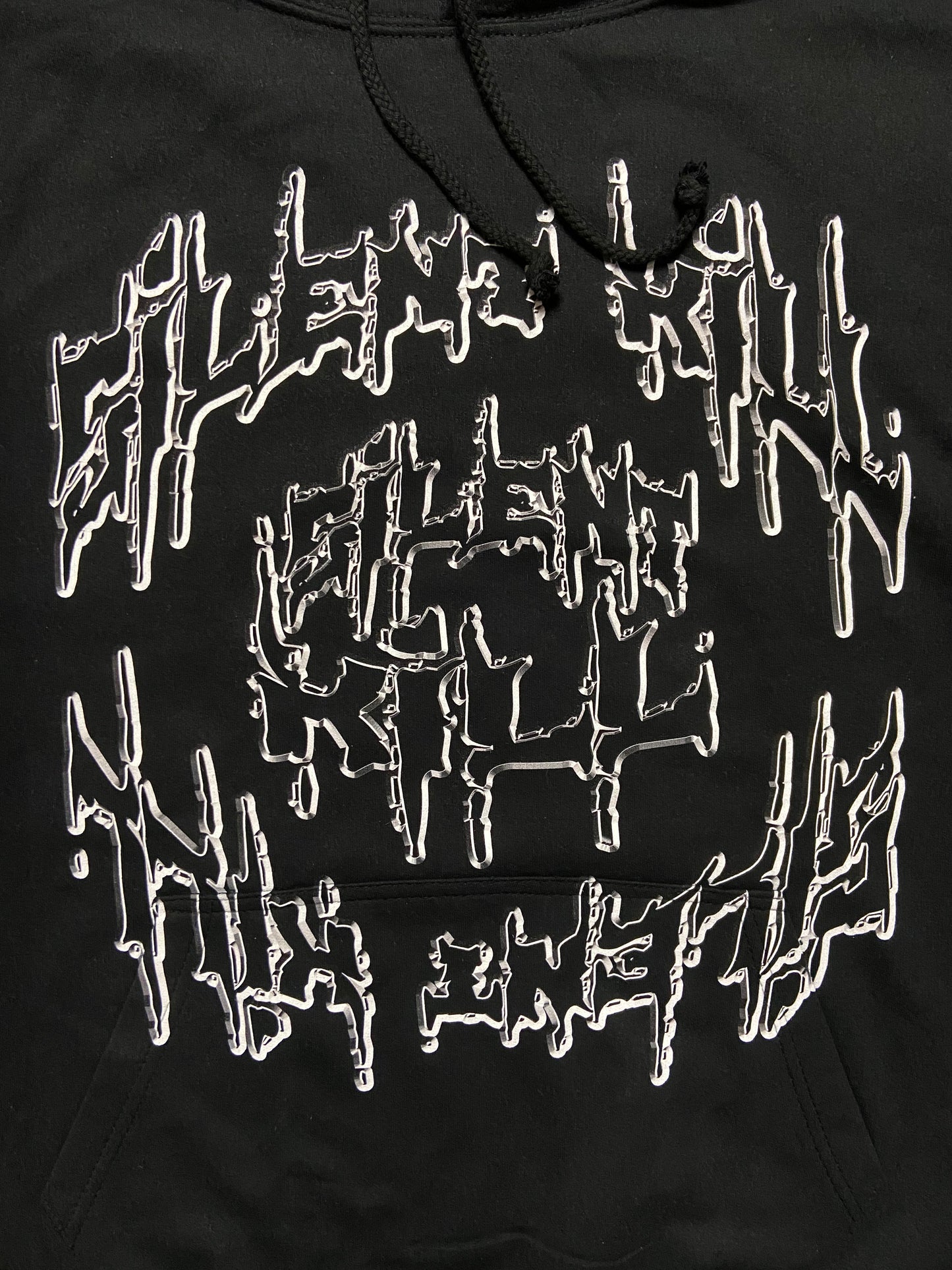 MIKINA SILENT KILL „CHROME“ CLASSIC (BLACK)