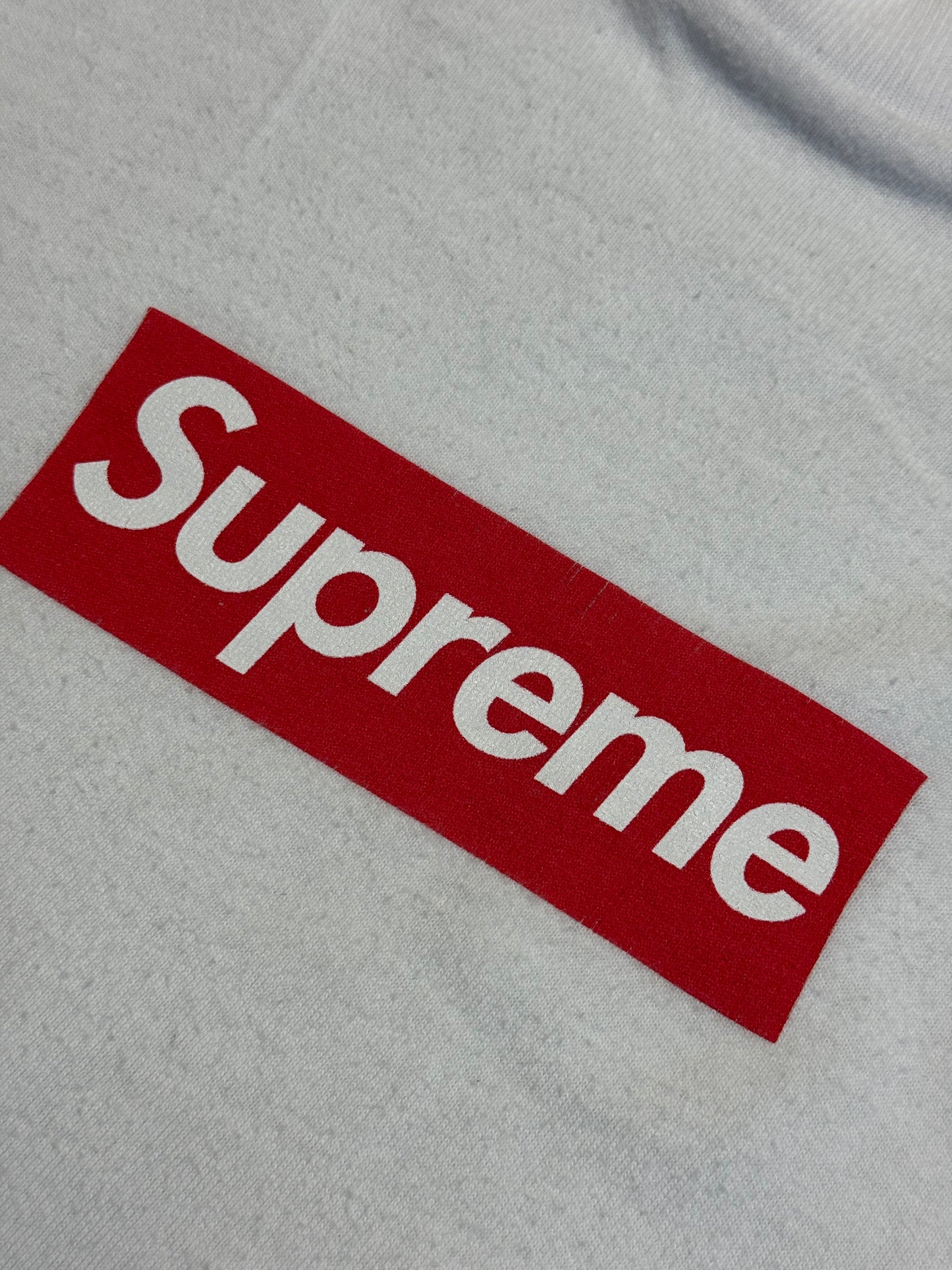 LONGSLEEVE SUPREME "BOX LOGO" WHITE