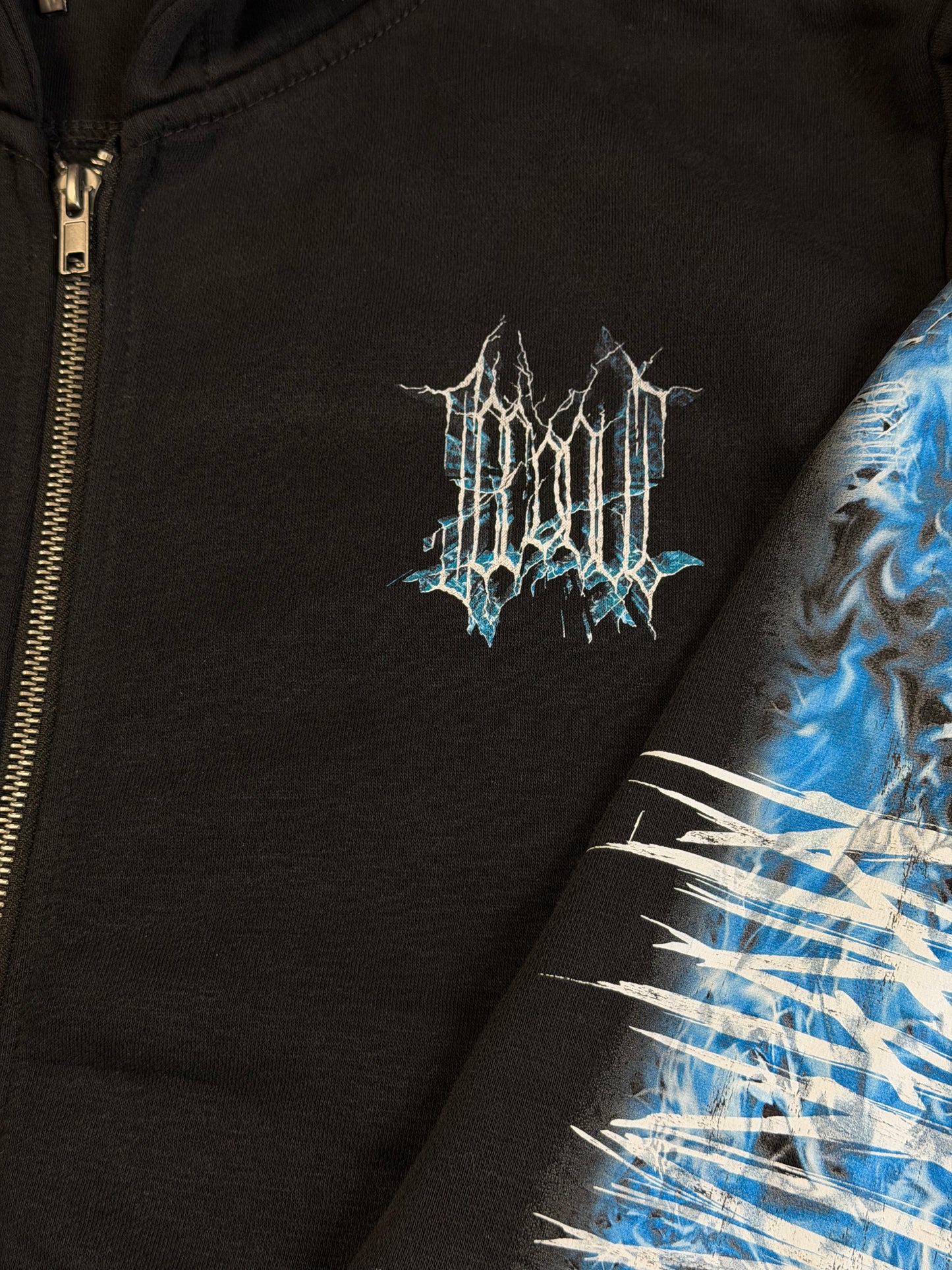 MIKINA „ICEDOUT PATTERN LOGO“ (BLACK)