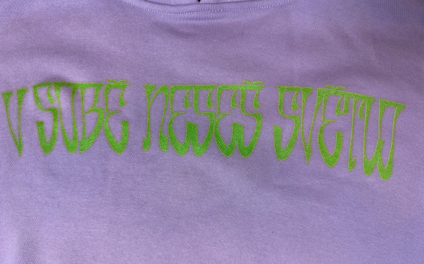 MIKINA "V SOBĚ NESEŠ SVĚTLO" HEAVY (PURPLE)