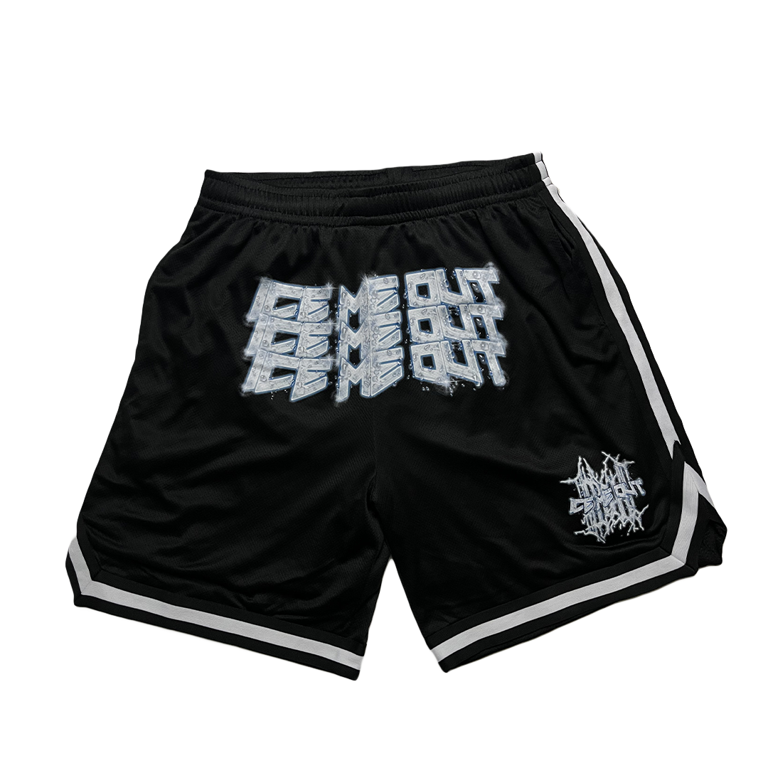 ŠORTKY "ICE ME OUT" (BLACK)