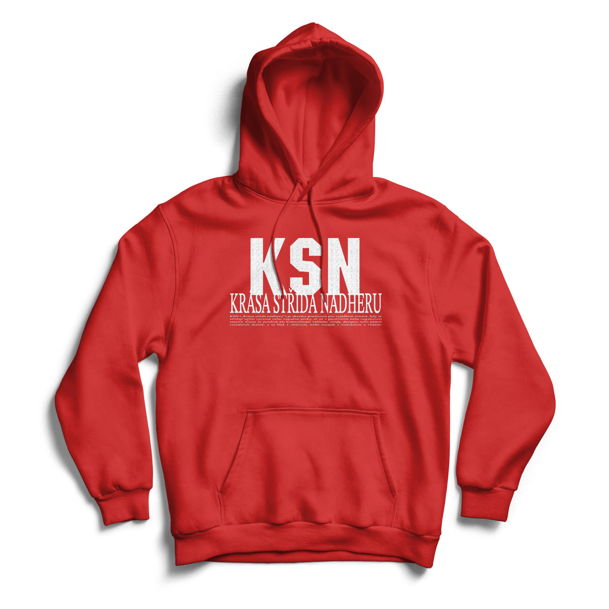 KRÁSA STŘÍDÁ NÁDHERU MIKINA RED