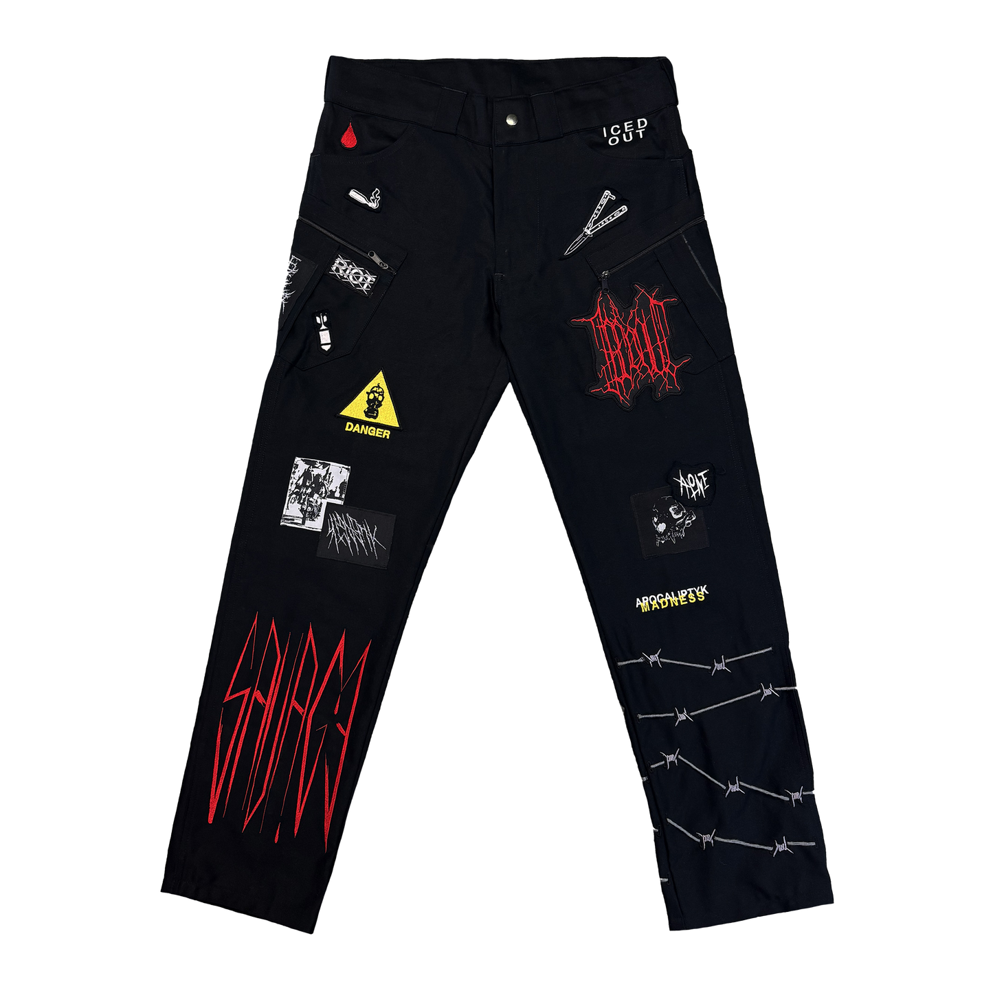 CUSTOM KALHOTY "SILENT KILL" (BLACK)