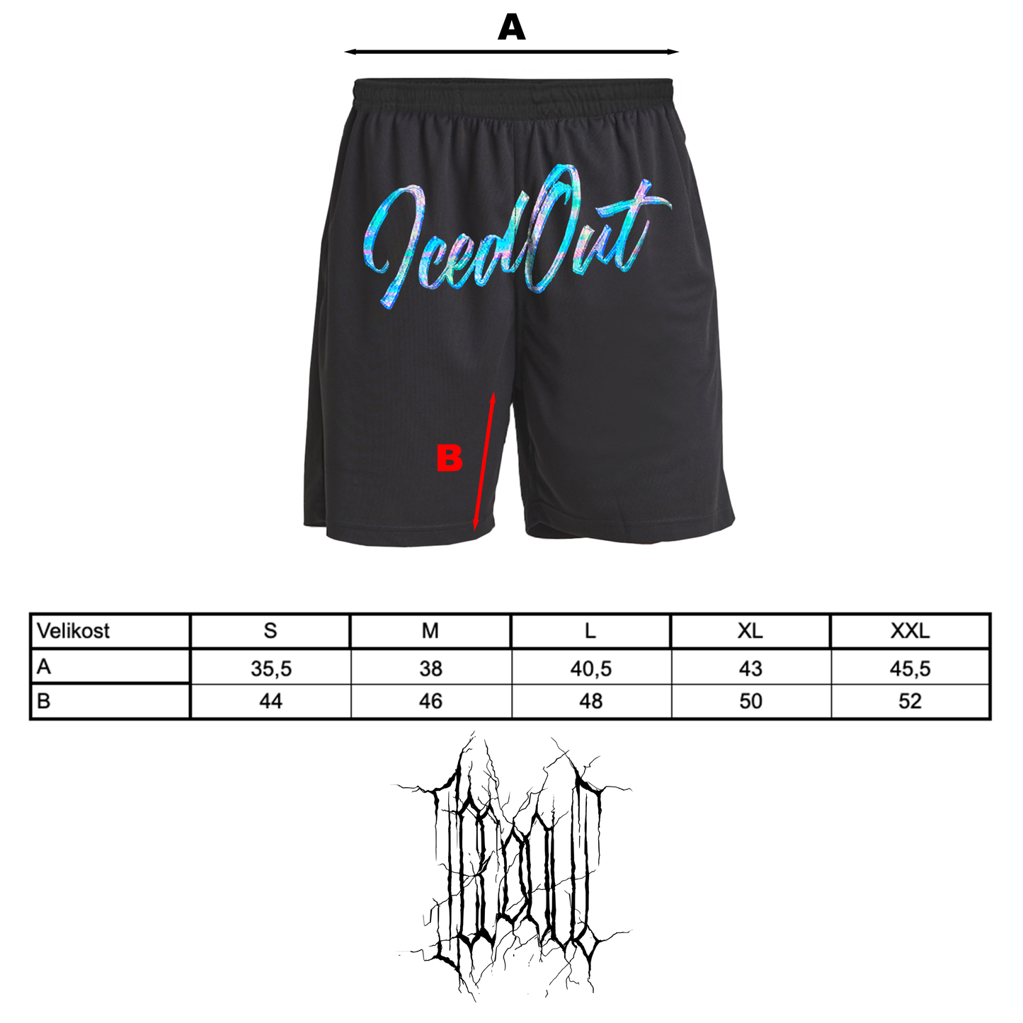 ŠORTKY „VICE CITY“ (BLACK)