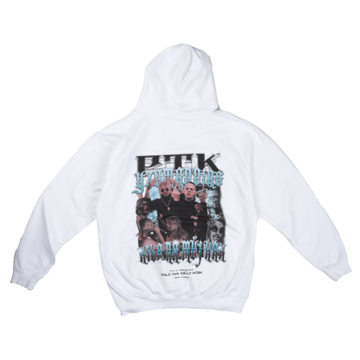 MIKINA "KILO NA MŮJ KRK" (WHITE)