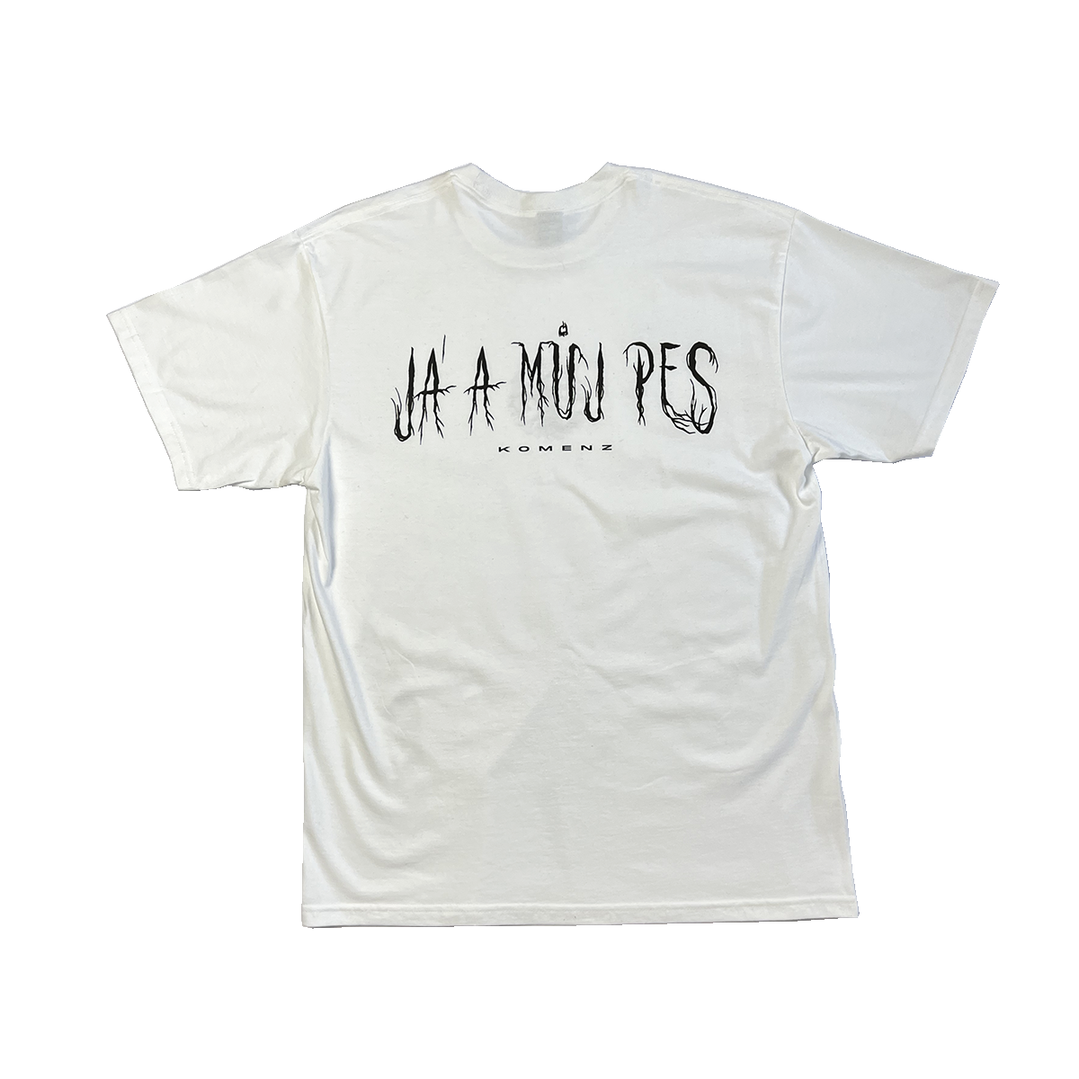 TRIKO “JÁ A MŮJ PES (KOMENZ)” (WHITE)