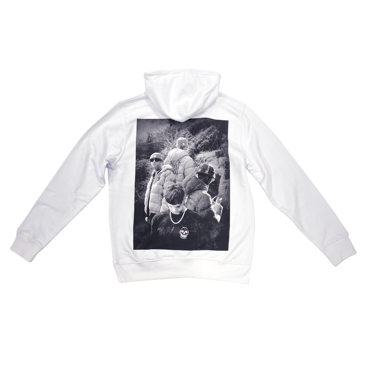 MIKINA GOLDEN HILL "BLACK&WHITE“ (WHITE)