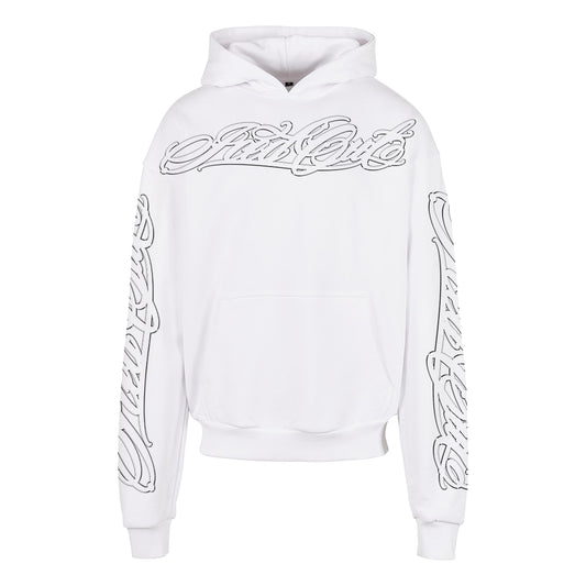 MIKINA „HANDWRITTEN OUTLINE“ HEAVY (WHITE)