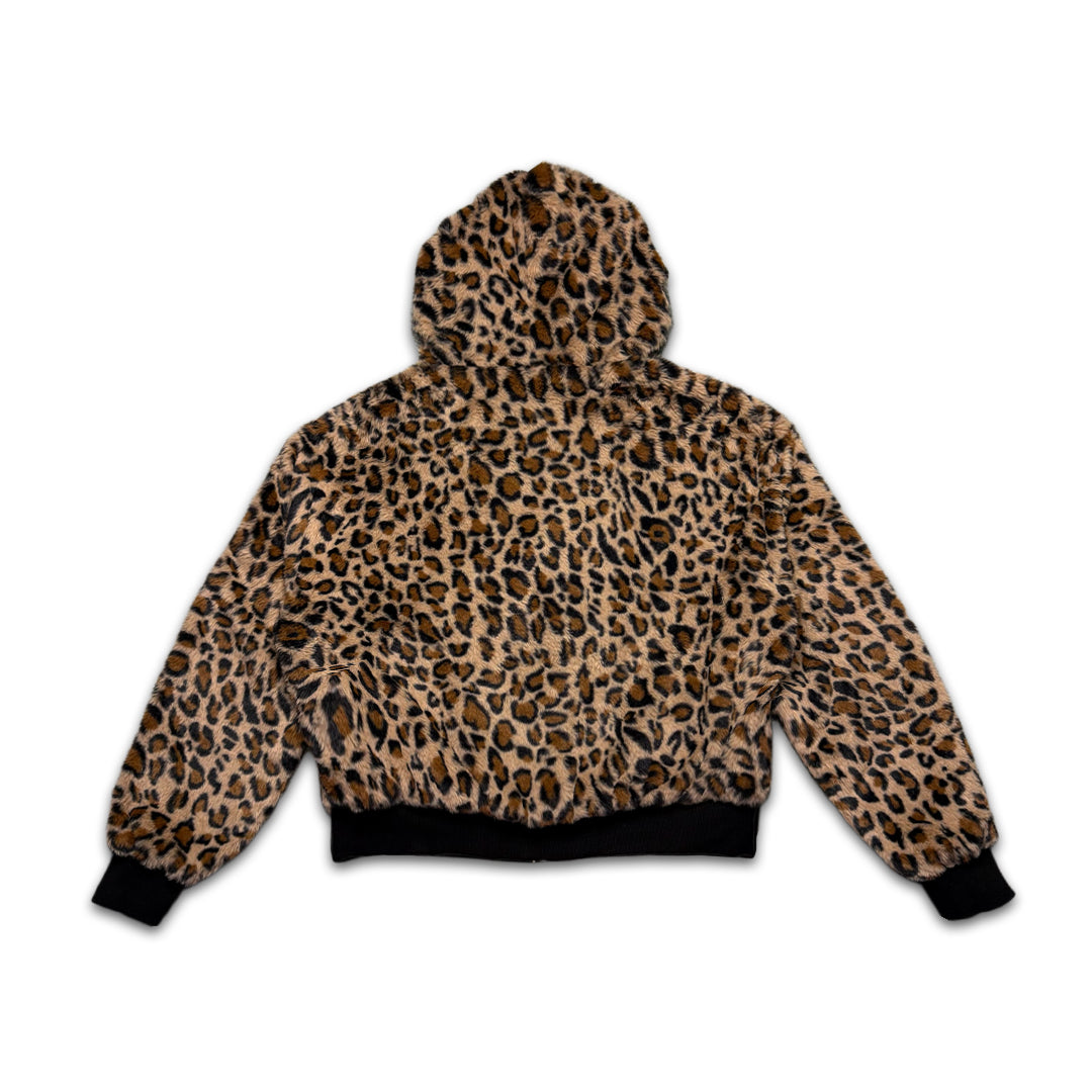 PREORDER (RESTOCK) ICEDOUT REVERSIBLE LEOPARD HOODIE (BLACK)