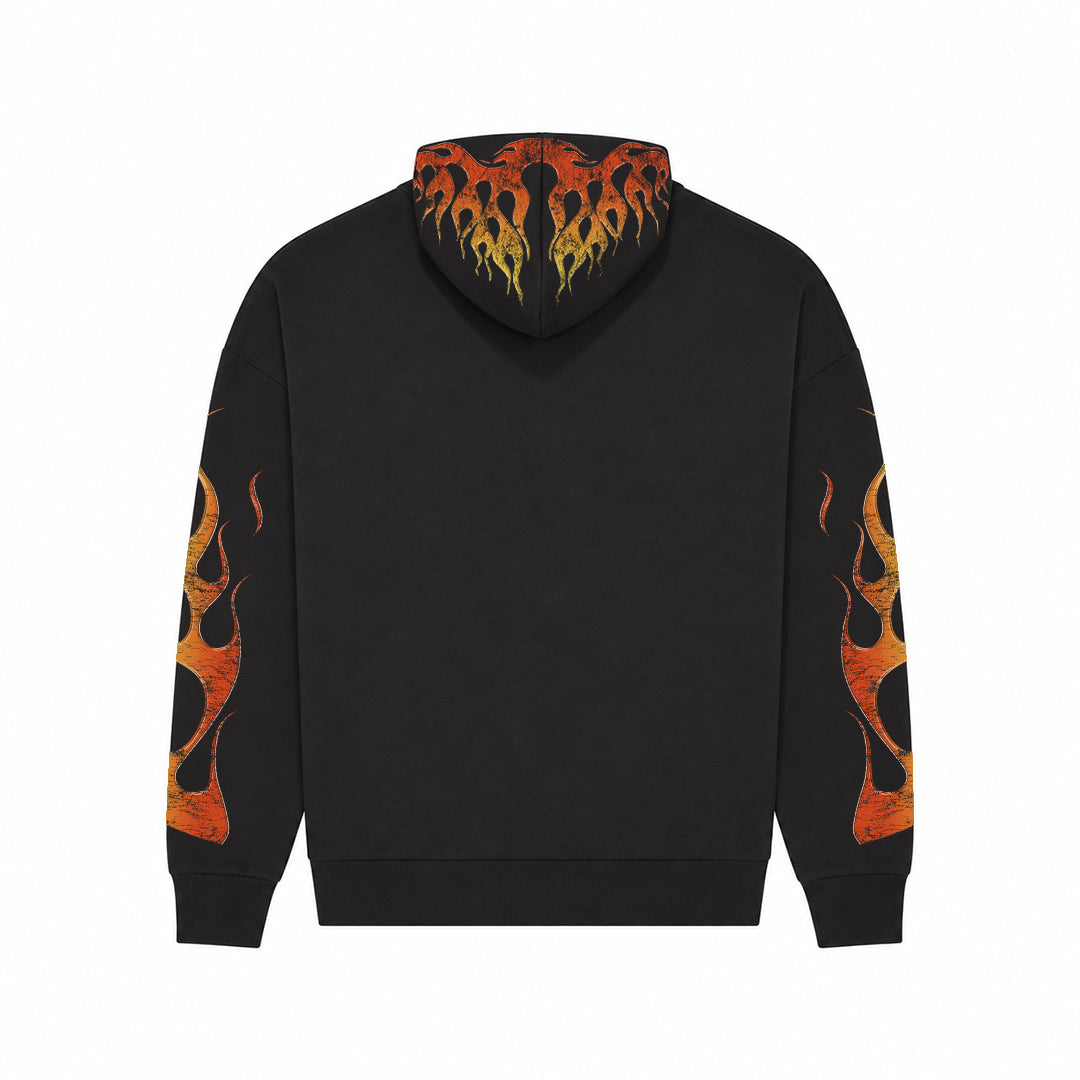 MIKINA „BURNOUT“ (BLACK)
