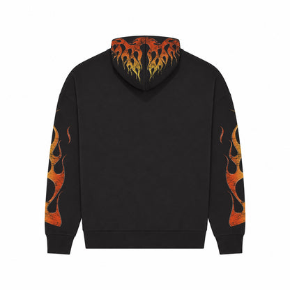 MIKINA „BURNOUT“ (BLACK)