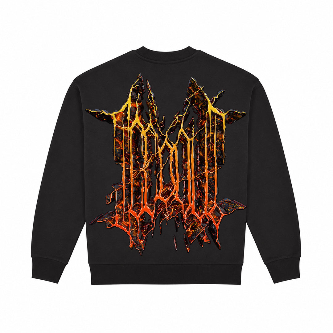 CREWNECK „INFERNO“ (BLACK)