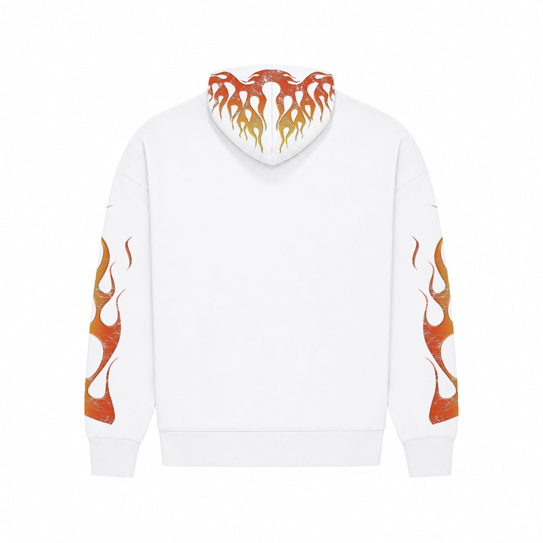 MIKINA „BURNOUT“ (WHITE)