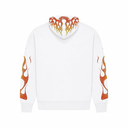 MIKINA „BURNOUT“ (WHITE)