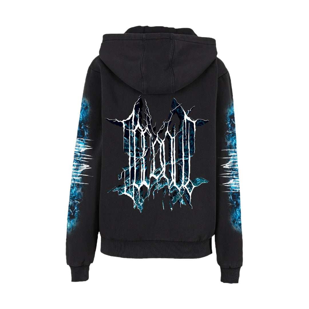 MIKINA „ICEDOUT PATTERN LOGO“ (BLACK)