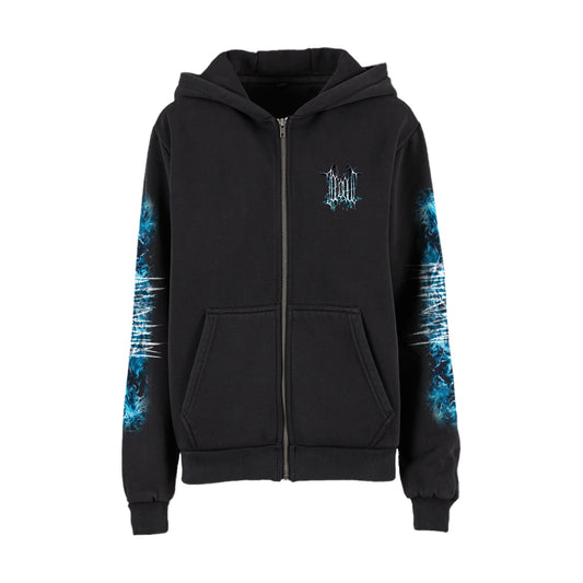 MIKINA „ICEDOUT PATTERN LOGO“ (BLACK)