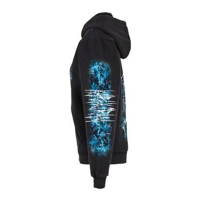 MIKINA „ICEDOUT PATTERN LOGO“ (BLACK)