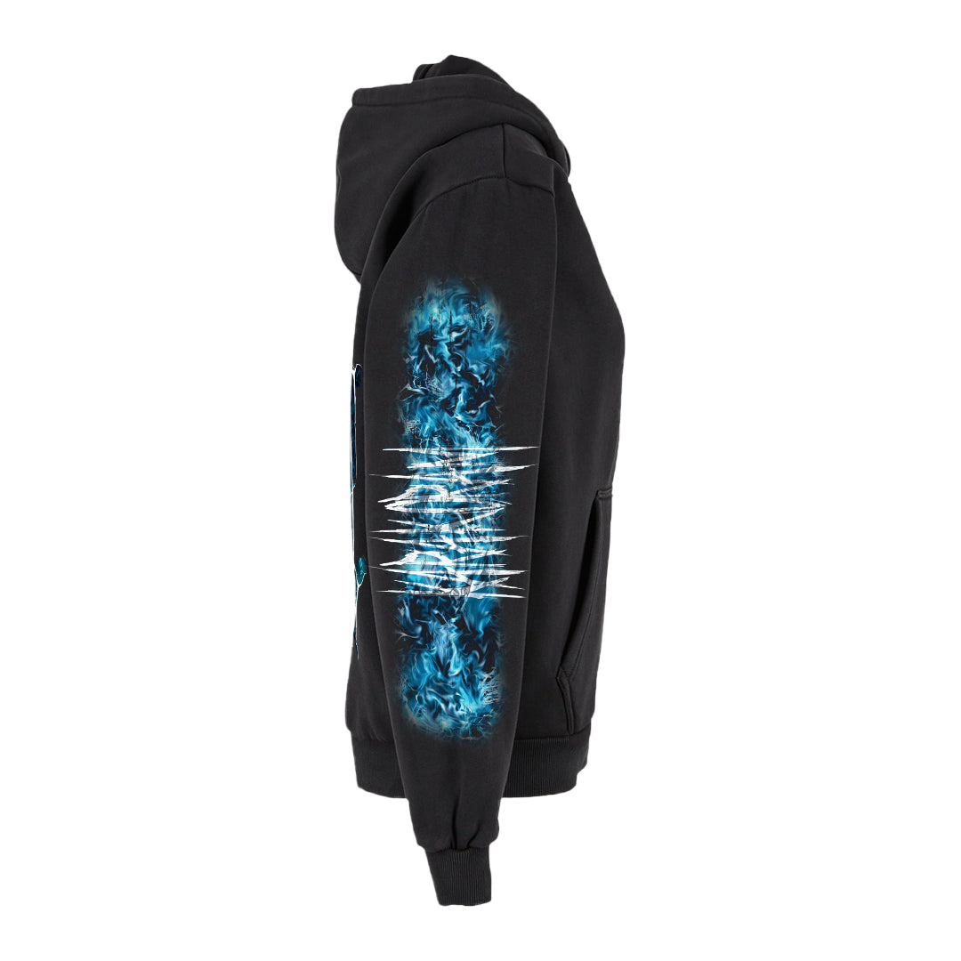 MIKINA „ICEDOUT PATTERN LOGO“ (BLACK)