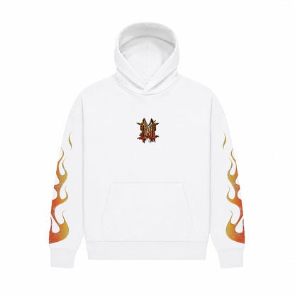 MIKINA „BURNOUT“ (WHITE)