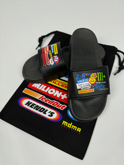 PANTOFLE "GET LOW" (BLACK)