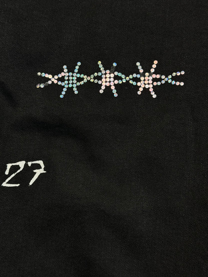 CUSTOM DŽÍNY "27" Z VIDEOKLIPU (BLACK)