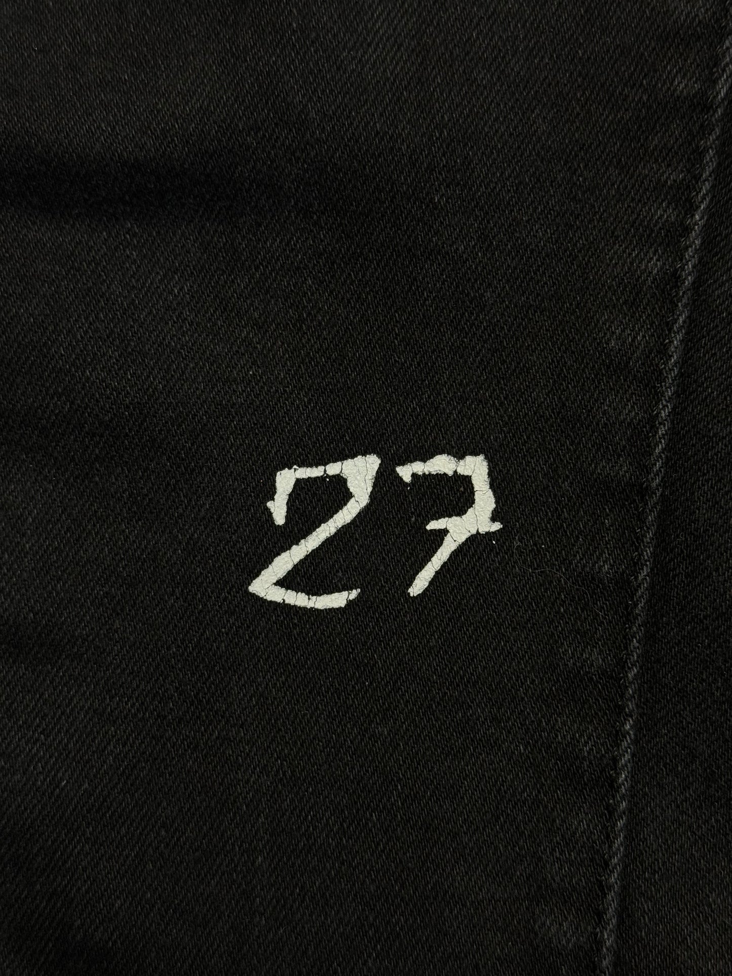 CUSTOM DŽÍNY "27" Z VIDEOKLIPU (BLACK)
