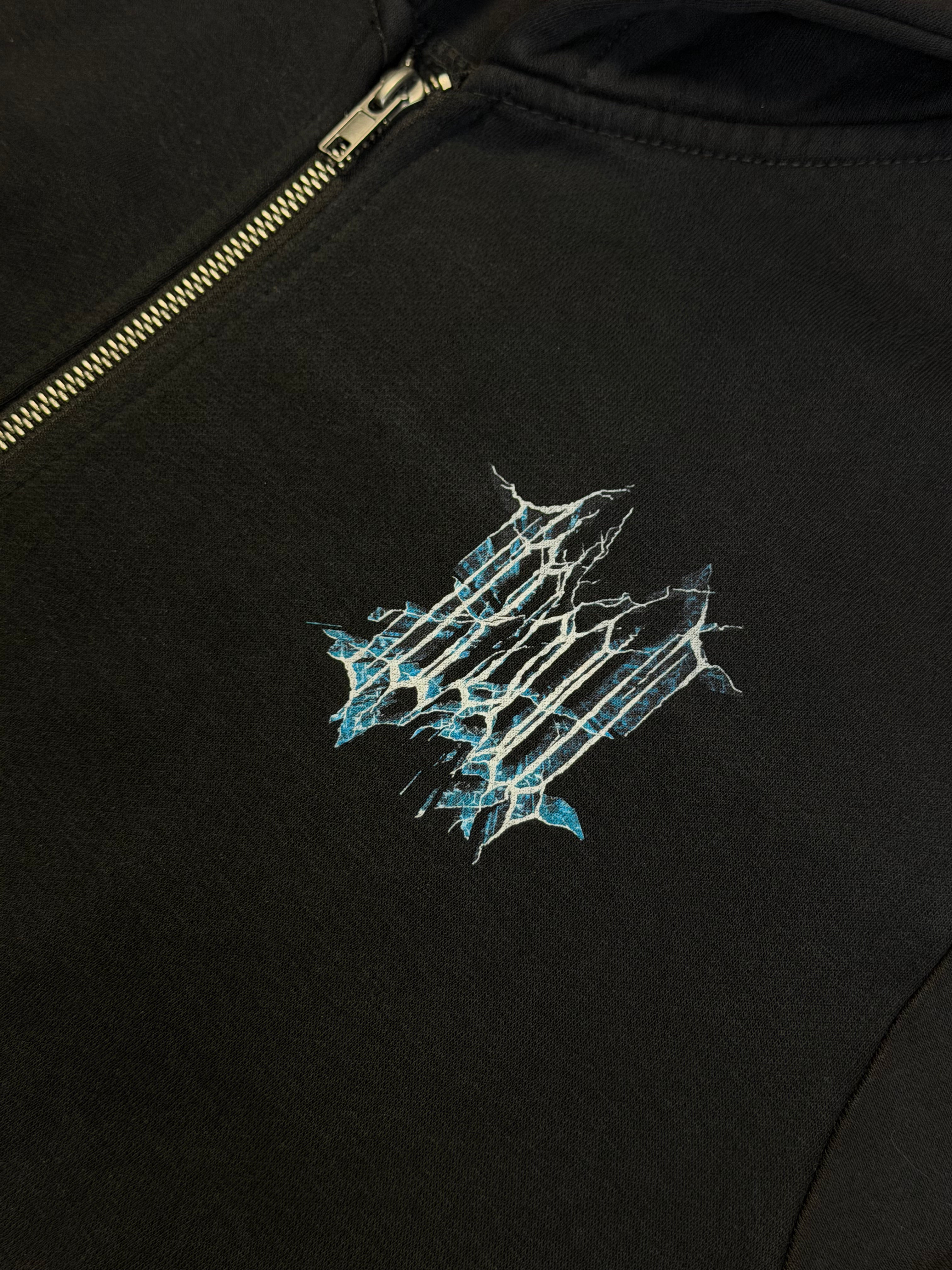 MIKINA „ICEDOUT PATTERN LOGO“ (BLACK)
