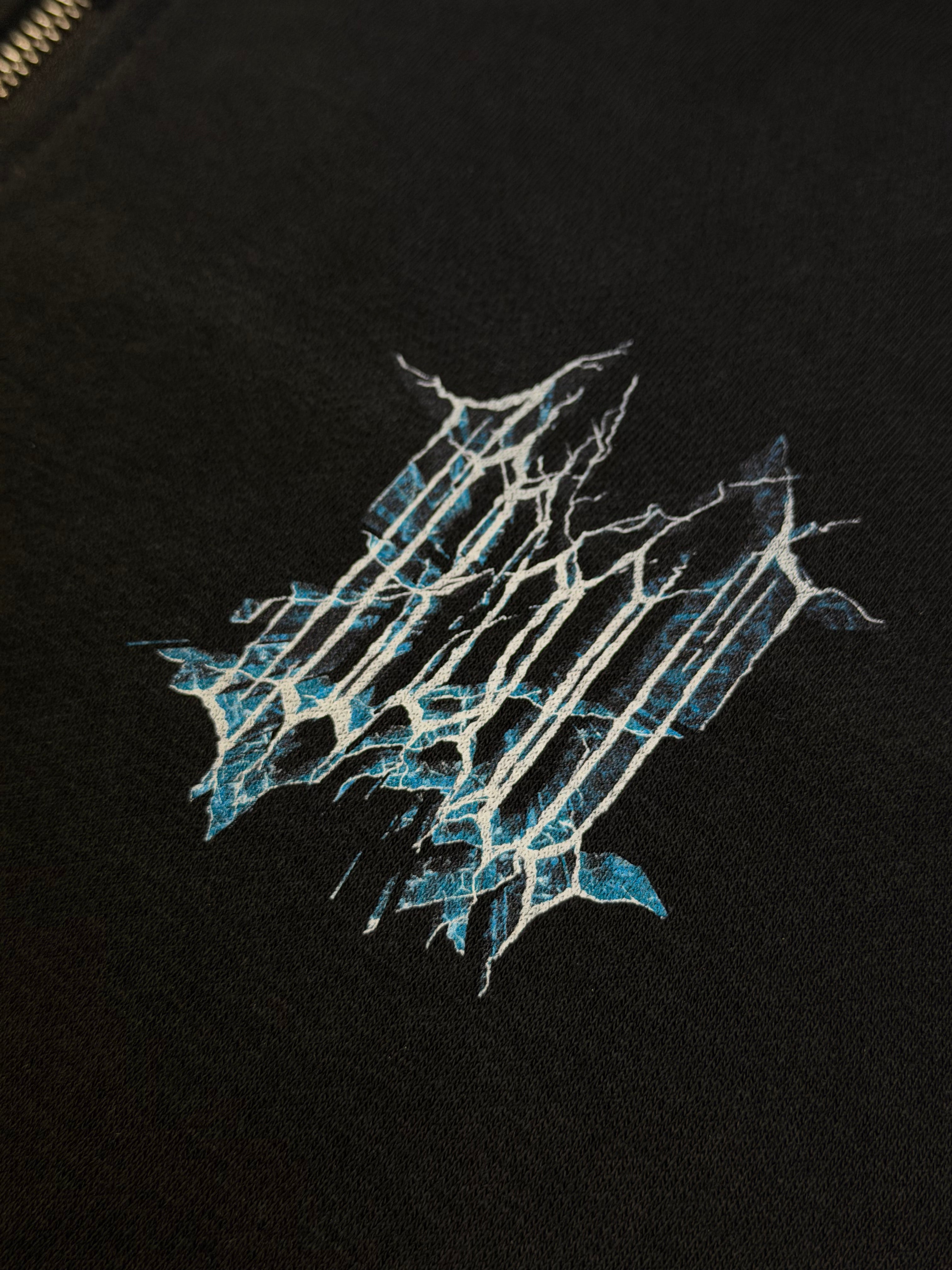 MIKINA „ICEDOUT PATTERN LOGO“ (BLACK)