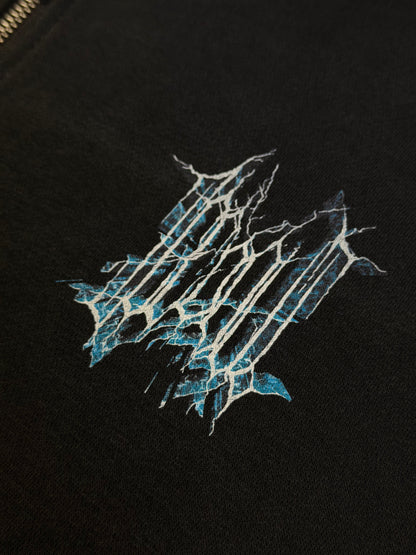 MIKINA „ICEDOUT PATTERN LOGO“ (BLACK)