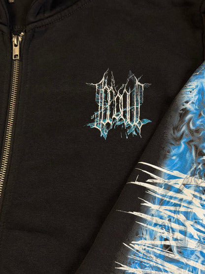 MIKINA „ICEDOUT PATTERN LOGO“ (BLACK)