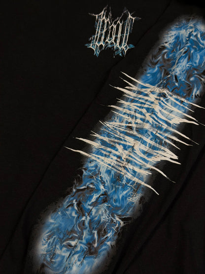 LONGSLEEVE „ICEDOUT PATTERN LOGO“ (BLACK)