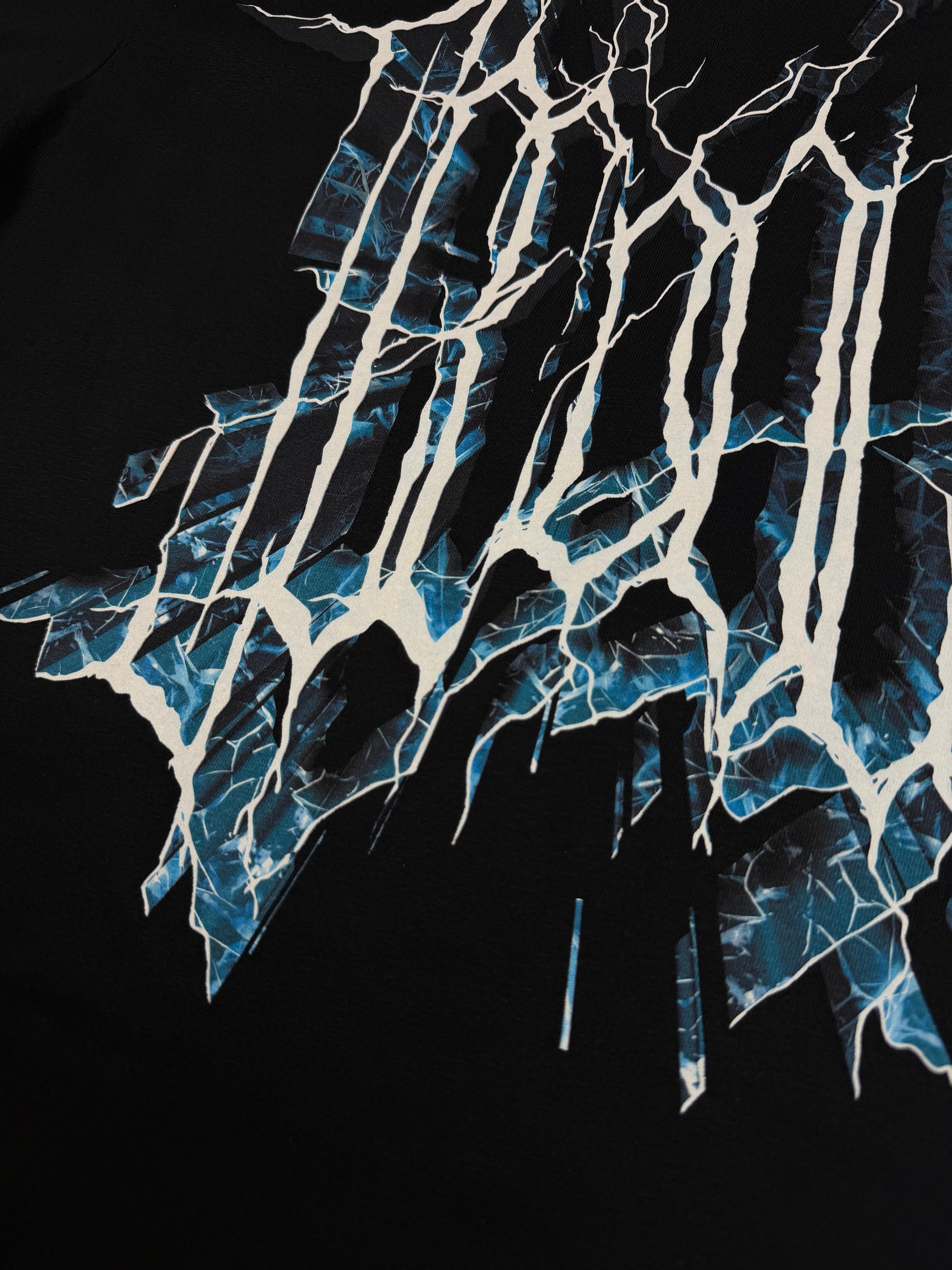 MIKINA „ICEDOUT PATTERN LOGO“ (BLACK)