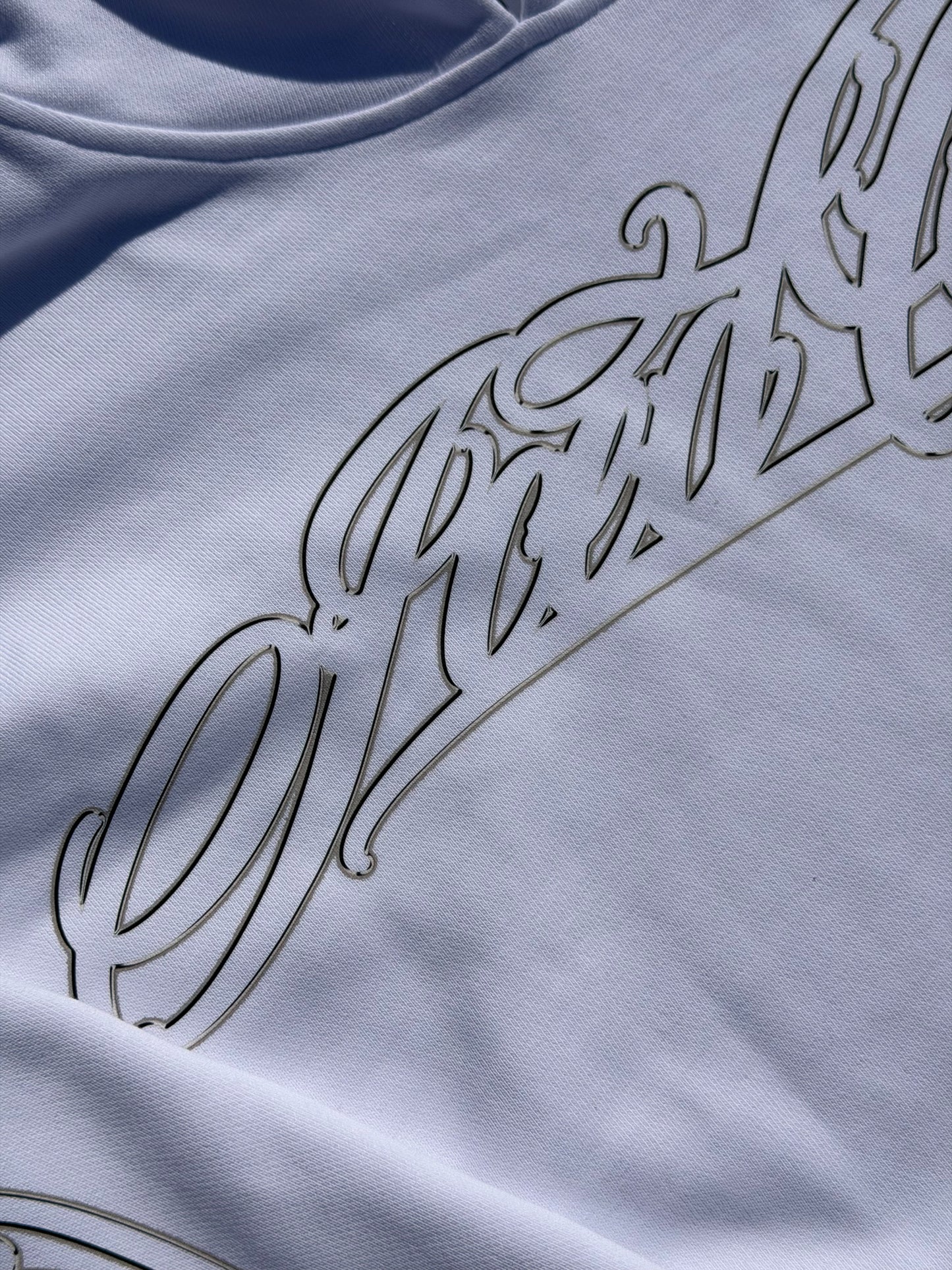 MIKINA „HANDWRITTEN OUTLINE“ HEAVY (WHITE)