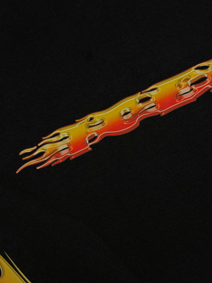 CREWNECK „HEATWAVE“ (BLACK)