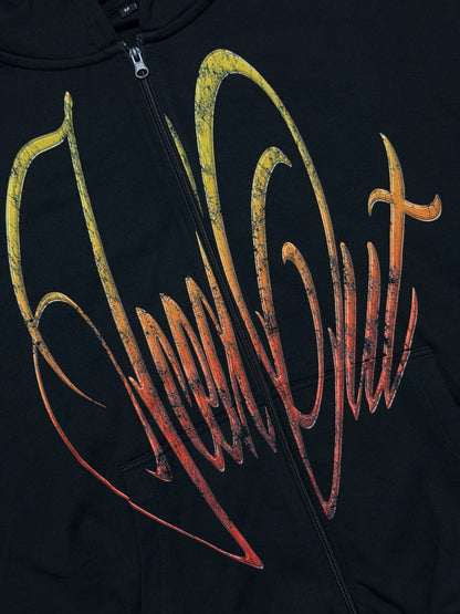 ZIP MIKINA „HEATWAVE“ (BLACK)