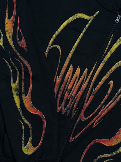 ZIP MIKINA „HEATWAVE“ (BLACK)