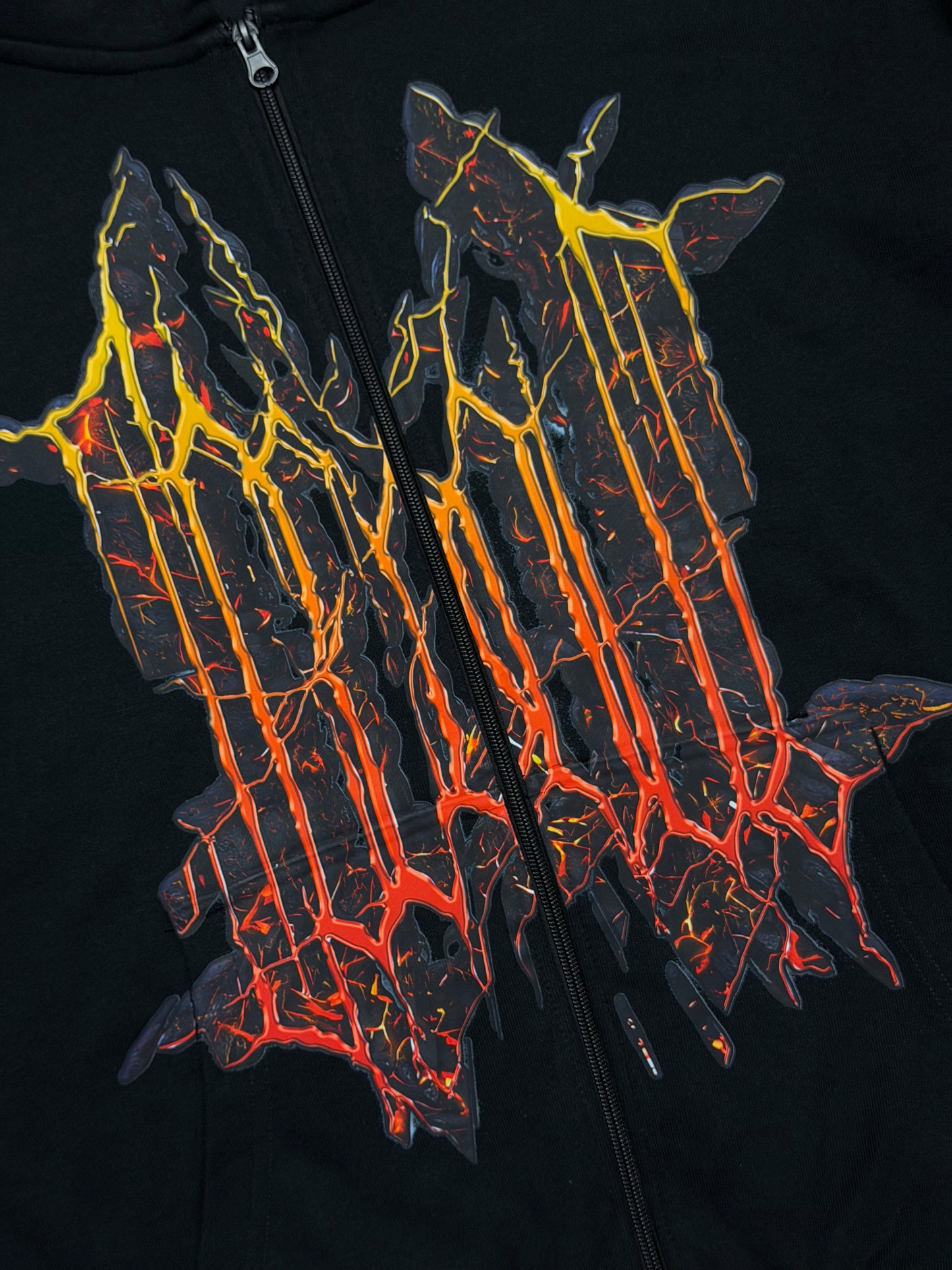 ZIP MIKINA „INFERNO“ (BLACK)