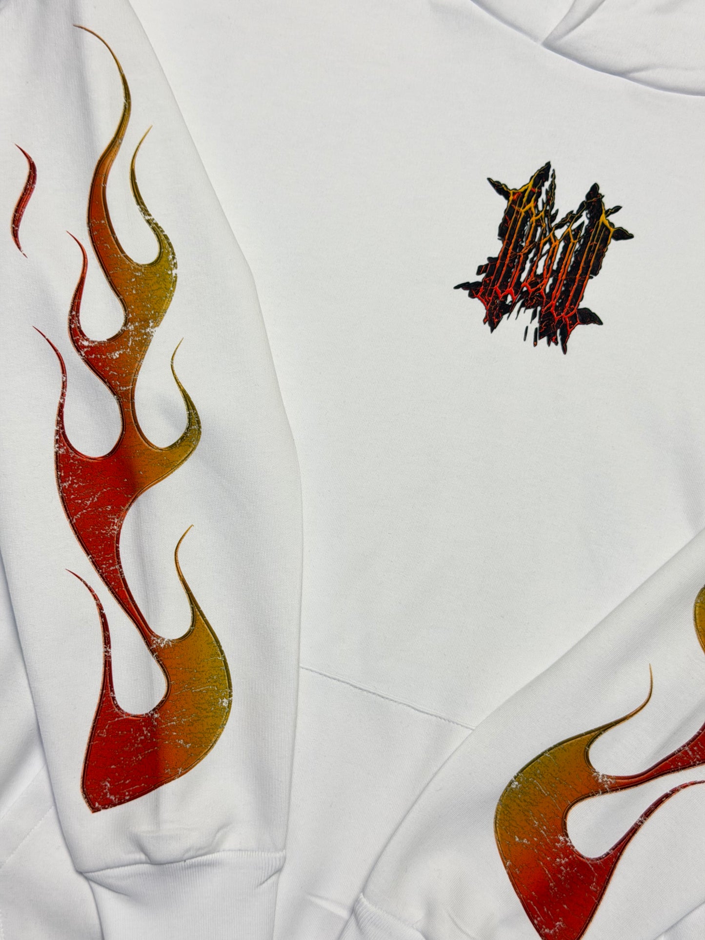 MIKINA „BURNOUT“ (WHITE)