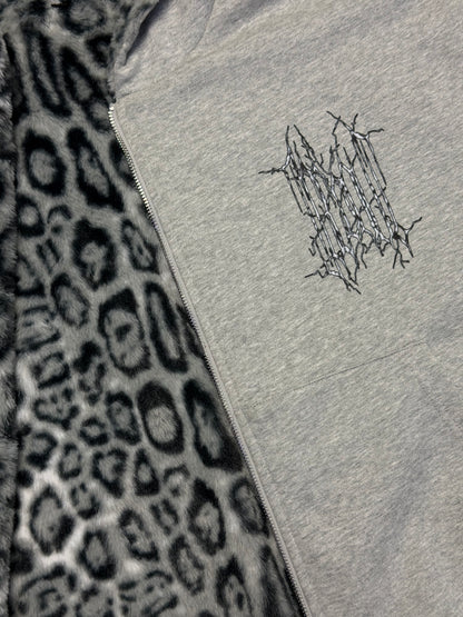 ICEDOUT REVERSIBLE LEOPARD HOODIE