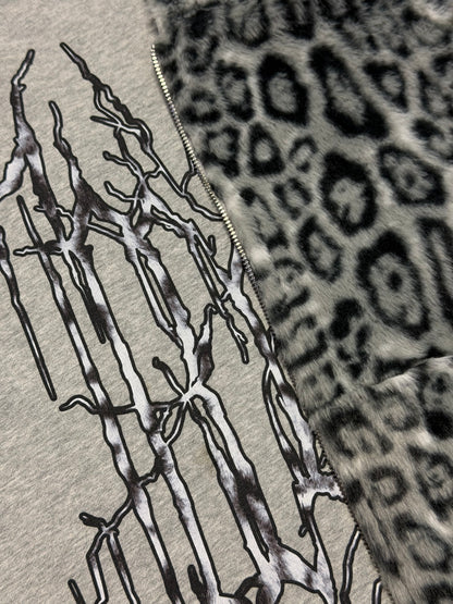 ICEDOUT REVERSIBLE LEOPARD HOODIE