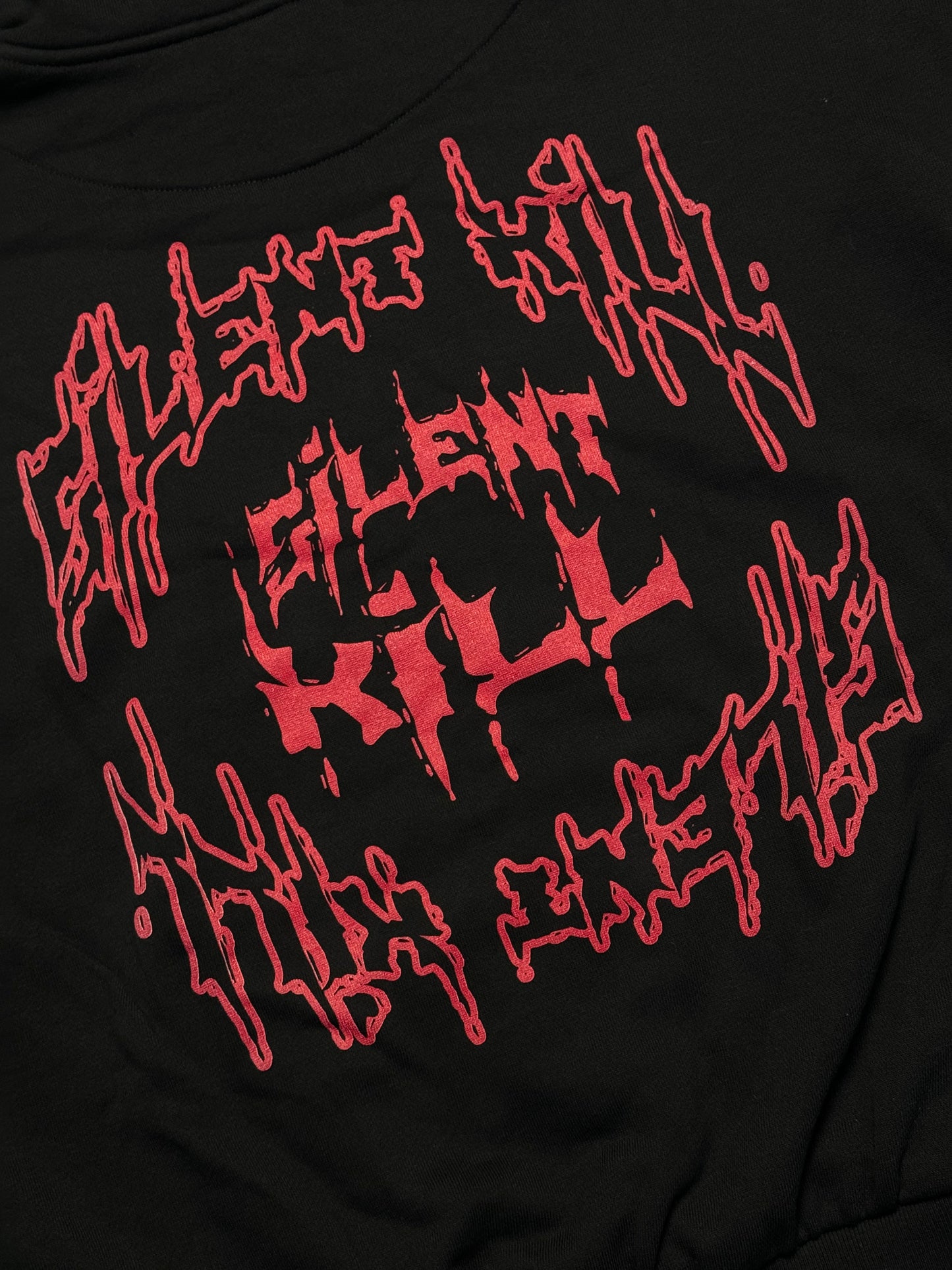 MIKINA SILENT KILL "DEMON" HEAVY (BLACK)