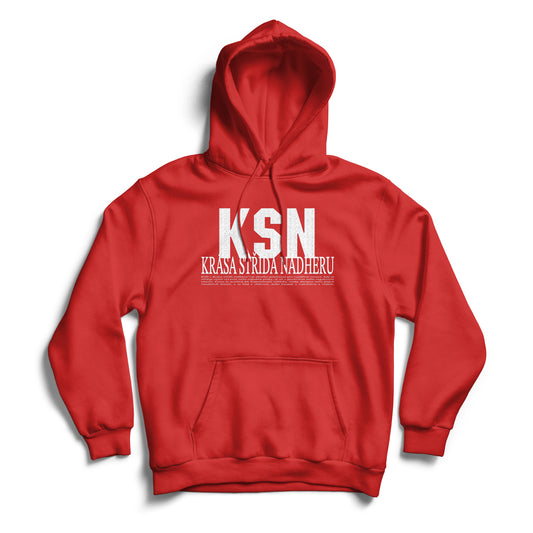 KRÁSA STŘÍDÁ NÁDHERU MIKINA RED
