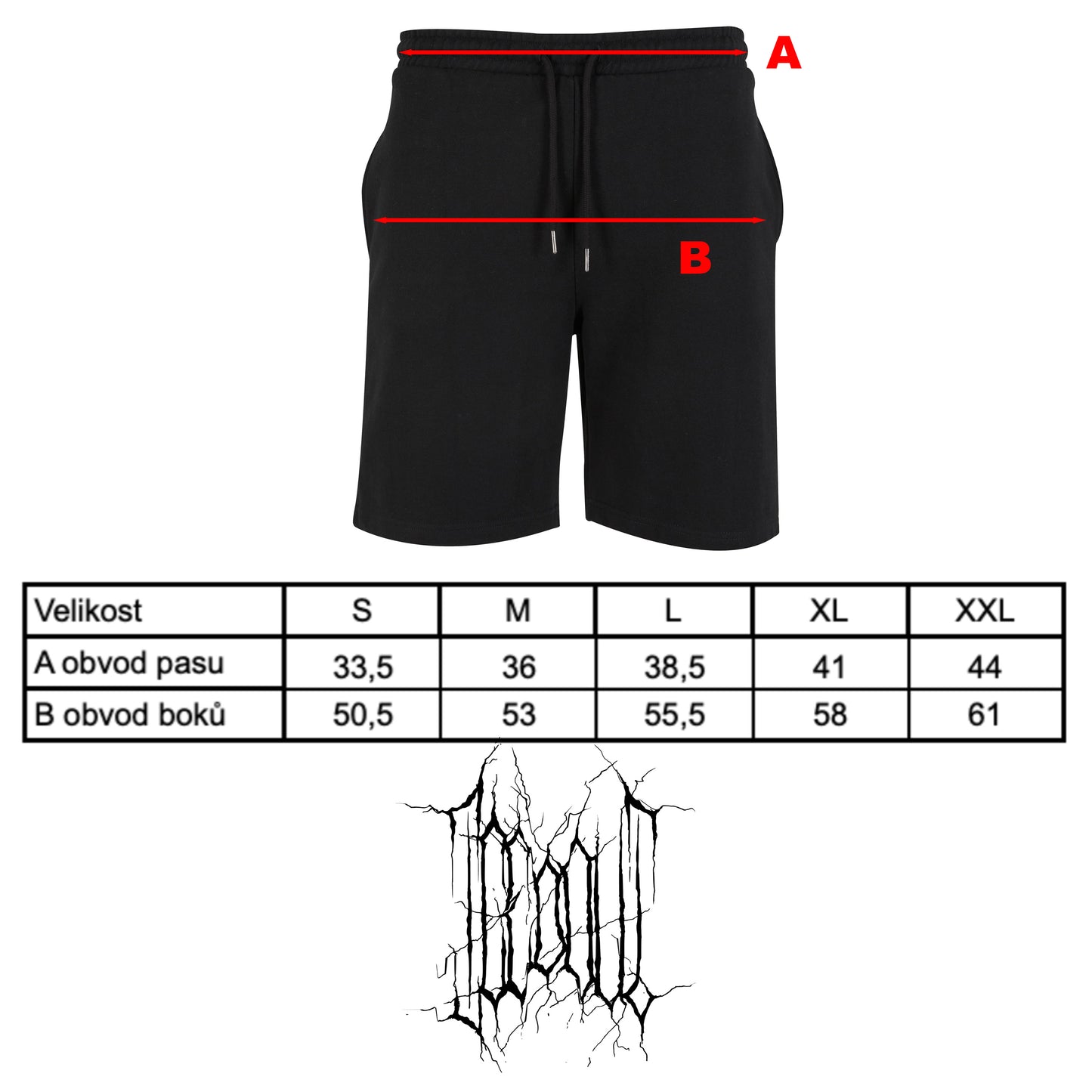 ŠORTKY „SIDE EFFECTS“ HEAVY (BLACK)